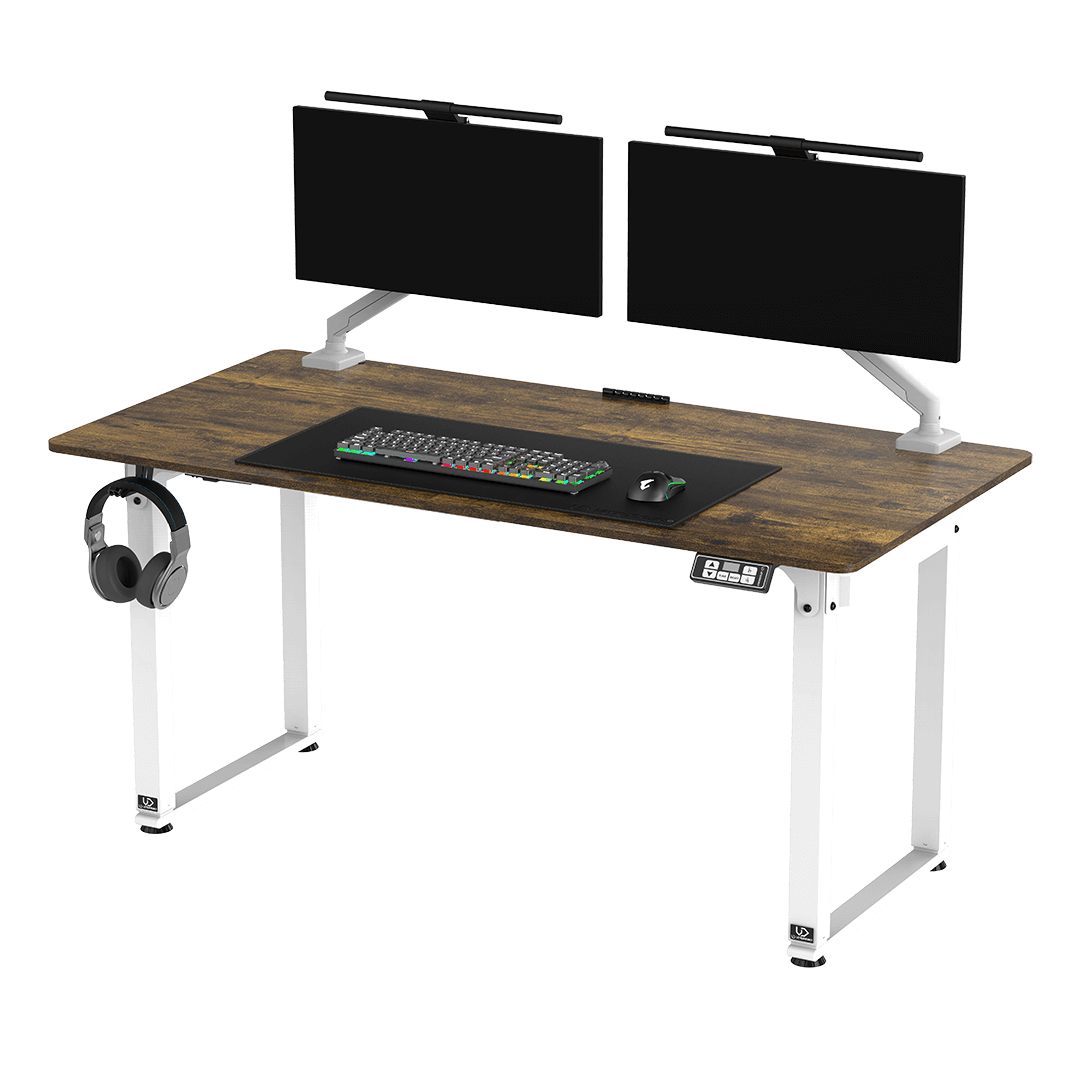 Ultradesk UPLIFT WHITE Brązowy